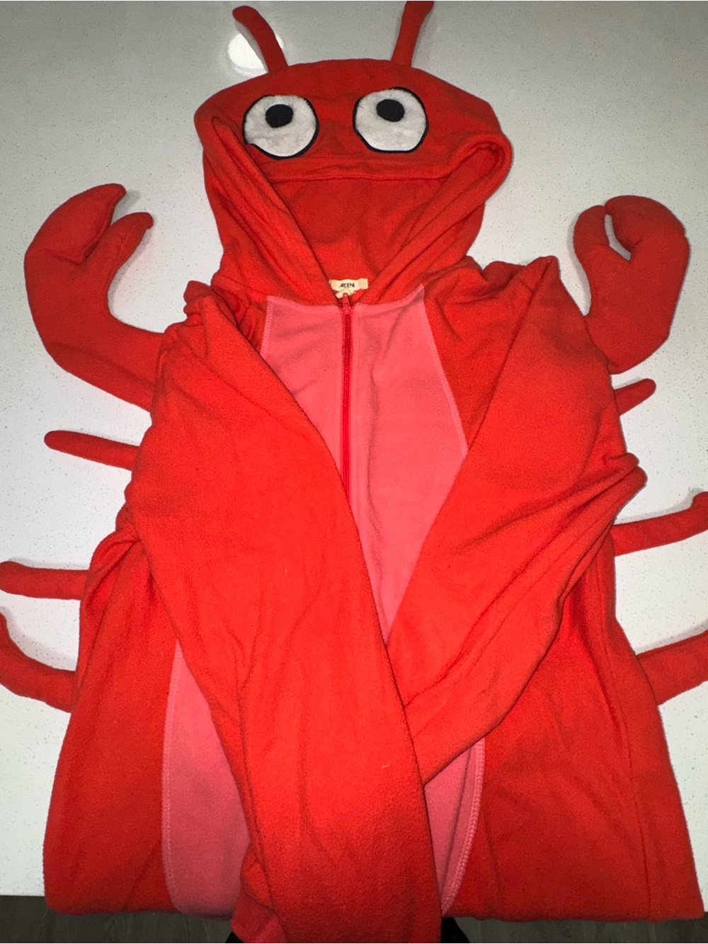 Ardene Red Lobster Hooded Costume Jacket
